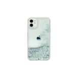 TahTicMer Iphone 7 Plus Uyumlu Kılıf Simli Sulu Silikon Pullu Dizayn Şeffaf Arka Koruma Tpu