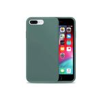 TahTicMer Iphone Se 2022 Uyumlu Kılıf Lansman Silikon Mat Yüzey Içi Kadife Kapak Tpu, Haki