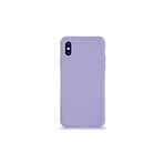 TahTicMer Iphone Xr Uyumlu Kılıf Lansman Silikon Mat Yüzey Içi Kadife Kapak Tpu, Lila