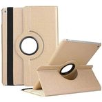 TahTicMer Kılıf 360 Dönerli Standlı Uyku Modlu Komple Koruma Gold-Altın Apple ipad 7. Nesil 8. Nesil 10.2 inç Air 3 ipad Pro 10.5 inç ile Uyumlu ürün