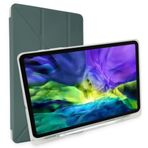 TahTicMer Kılıf Y Smart Cover Standlı Uyku Modlu Kalem Yerli Mars Kapak Samsung Galaxy Tab S8 Plus X800 X806 Tab S7 Plus T970 T975 T976 Tab S7 FE T730 T733 T736 ile Uyumlu ürün (Koyu Yeşil)