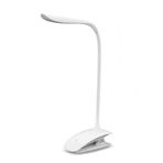 TahTicMer Kitap Okuma Lambası Mandallı Masa Lambası Akrobatik Desk Lamp Güçlü Led Işık Şarjlı Dokunmatik