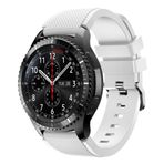 TahTicMer Kordon Kayış Silikon Tırtıklı Beyaz Samsung Galaxy Watch 3 45mm Galaxy Watch 46mm Gear S3 Classic S3 Frontier Galaxy Watch Active Gear S2 Classic ile Uyumlu ürün