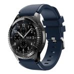 TahTicMer Kordon Kayış Silikon Tırtıklı Lacivert Samsung Galaxy Watch 3 45mm Galaxy Watch 46mm Gear S3 Classic S3 Frontier Galaxy Watch Active Gear S2 Classic ile Uyumlu ürün
