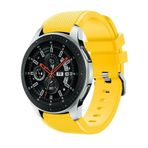TahTicMer Kordon Kayış Silikon Tırtıklı Sarı Samsung Galaxy Watch 3 45mm Galaxy Watch 46mm Gear S3 Classic S3 Frontier Galaxy Watch Active Gear S2 Classic ile Uyumlu ürün
