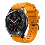 TahTicMer Kordon Kayış Silikon Tırtıklı Turuncu Samsung Galaxy Watch 3 45mm Galaxy Watch 46mm Gear S3 Classic S3 Frontier Galaxy Watch Active Gear S2 Classic ile Uyumlu ürün