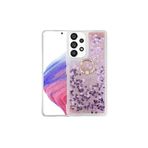 TahTicMer Poco M4 Pro Kılıf Simli Pullu Sulu Yüzüklü Standlı Silikon Milce Kapak Lüks Tpu, Pembe
