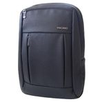 TahTicMer Recaro Laptop Bölmeli Suni Deri Erkek Kadın Outdoor Gezi Spor Okul Sırt çantası Su Geçirmez Siyah