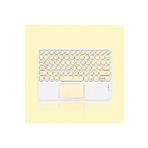 Tahticmer Samsung Galaxy Note P600 P601 P602 P605 Uyumlu Sarı Bluetooth Klavye