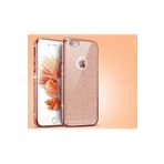 TahTicMer Samsung Galaxy S8 G950 Kılıf Simli Taşlı Luxury Silikon Tpu Bakır
