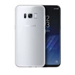 TahTicMer Samsung Galaxy S8 Plus G955 Kılıf Şarj Kulaklık Kamera Korumalı Tıpalı Silikon Şeffaf