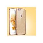 TahTicMer Samsung Galaxy S9 G960 Kılıf Simli Taşlı Luxury Silikon Tpu Altın