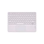 TahTicMer Samsung Galaxy Tab A P550 P555 Bluetooth Klavye Touchpad Wifi Kablosuz Q Klavye 9.7 Inç - Beyaz