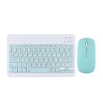 Tahticmer Samsung Galaxy Tab S2 T710 T715 T717 Uyumlu Mavi Kablosuz Bluetooth Klavye Mouse Set