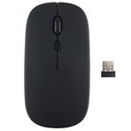 TahTicMer Tüm Cihazlara Uyumlu Mouse Bluetooth Wireless Şarjlı Mause Fare 2.4g Macbook iPad Bilgisayar Telefon Uyumlu Siyah