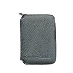 Tahticmer Unisex 11 Kart Bölmeli 8x11.5 cm Gri Guard Mini Fermuarlı Cüzdan