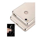 TahTicMer Xiaomi Mi Note 3 Kılıf Şarj Kulaklık Kamera Korumalı Tıpalı Silikon Şeffaf