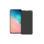 TahTicMer Xiaomi Redmi Note 10s Kırılmaz Ekran Koruyucu Gizlilik Filtreli Hayalet Cam Komple Kapatan Cam
