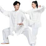 Tai Chi Kıyafeti, Erkek Keten Tokalı Tai Chi Kung Fu Hanfu Takım Elbise, Çok Renkli, XS-3XL(Color 2,XS(old))