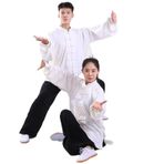 Tai Chi Kıyafeti, Tai Chi Takım Elbise Erkek Kadın Kung Fu Üniforma Pamuk Keten Çok Renkli Çoklu Boyutlar(Color01,S)