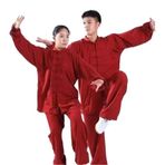 Tai Chi Kıyafeti, Tai Chi Takım Elbise Erkek Kadın Kung Fu Üniforma Pamuk Keten Çok Renkli Çoklu Boyutlar(Color02,XXL)