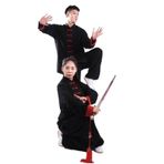 Tai Chi Kıyafeti, Tai Chi Takım Elbise Erkek Kadın Kung Fu Üniforma Pamuk Keten Çok Renkli Çoklu Boyutlar(Color04,XXL)