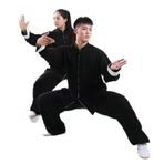 Tai Chi Kıyafeti, Tai Chi Takım Elbise Erkek Kadın Kung Fu Üniforma Pamuk Keten Çok Renkli Çoklu Boyutlar(Color05,XXS)