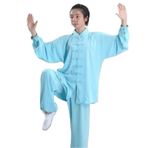 Tai Chi Kıyafeti, Tai Chi Takım Elbise Geleneksel Giyim Uzun Kollu Wushu Erkekler Kung Fu Üniforma Çoklu Boyutlar(Color7,XL)