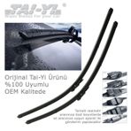 Tai-yi Renault Kangoo II 2008-2018 580-530mm Aero Dynamic Silecek Seti