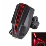 TAIL LIGHT ARKA IŞIK 2 LAZER 5 LED SİYAH