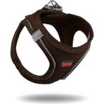 Tailpetz Air-Mesh Harness Köpek Göğüs Tasması Medium Kahve Rengi - Kahverengi