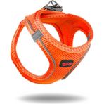 Tailpetz Air-Mesh Harness Köpek Göğüs Tasması XSmall Turuncu - Neon Turuncu