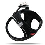 Tailpetz Air-Mesh Harness Small Siyah Köpek Göğüs Tasması