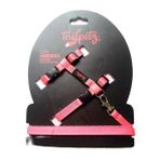 Tailpetz Cat Harnes Pembe Ayarlanır Kedi Gezdirme Takım Tasması