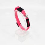 Tailpetz Güvenli Kilitli Kedi Boyun Tasması (Neon-Pembe)