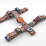 Tailpetz H-Tipi Göğüs Tasması Ayarlanabilir, Konforlu ve Dayanıklı Desenli Köpek Tasması (SMALL, ETHNIC)