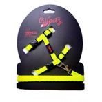 Tailpetz Sarı Cat Harnes Lime Ayarlanır Kedi Gezdirme Takım Tasması