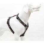 Tailpetz Space H-tipi Göğüs Tasması Ayarlanabilir, Konforlu Ve Dayanıklı Desenli Köpek Tasması - XS