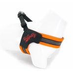 Tailpetz V-Tipi Köpek Göğüs Tasması | Yumuşak ve Dayanıklı, Konforlu (Neon Turuncu, Large (Göğüs 50-56cm))