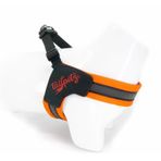 Tailpetz V-Tipi Köpek Göğüs Tasması | Yumuşak ve Dayanıklı, Konforlu (Neon Turuncu, Medium (Göğüs 45-48cm))