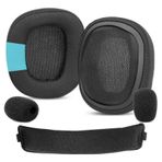 TaiZiChangQin Earpads kafa bandı yedek kulak pedleri yastık yastık yastık Logitech G935 G635 G933 G633 G933s G633s G633s kablosuz oyun kulaklık kumaş ile uyumlu