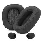TaiZiChangQin Kulak dolgusu, kulak dolgusu, mikrofon, köpük, yedek kulak dolgusu, Logitech G430 G431 G432 G433 G332 kulaklık ile uyumlu (yükseltilmiş kumaş)