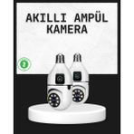 Tak Çalıştır Ampul Kamera – Full Hd 1080P Kablosuz Güvenlik Çözümü - Renkli