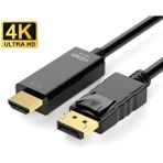 Tak Çalıştır Yüksek Kalite 4K Displayport To HDMI Dönüştürücü Kablo - 1.8 Metre