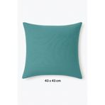 Taka Fabrics 2 Adet Dış Mekan 5 Yıl Renk Solmaz Kırlent KILIFI 43x43 cm Turkuaz