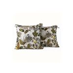 Taka Fabrics Viskon Pamuk Keten SADECE KIRLENT KILIFI 43x43 cm ölçüsünde 2 Adet Paketli Dekoratif, Sandalye, Koltuk, Yatak, Oturma Odası Kırlent Kılıfları (43x43 cm, TK09-002)