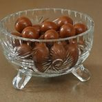 Takaloğlu 3 Ayaklı Cam Çerezlik-Şekerlik-Sunumluk (Baklava Desenli)