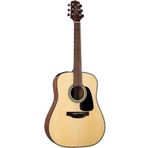 Takamine GLD12E Ns Dreadnought Laurel Klavye Natural Satin Elektro Akustik Gitar