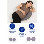 Takaz Global Hamile Uyku Yastığı Hamile Uyku , Emzirme ve Oturma Destek Yastığı