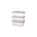 Takaz Global Titiz Aria Saklama Kabı 850 ml 3'lü Set DZF-AP-9257